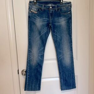 Diesel Lowky jeans. Low rise. Size 29. Inseam 30.